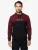 KOROSHI Sweatshirt  antraciet / bordeaux / zwart / wit