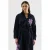 CKS maxi jurk met bloemenprint donkerblauw