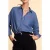 ICode Authentic Blue Denim Shirt With Heart Embroidery Authentic B