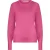 EsQualo Sweater R-neck Buttoned Sleeve Cuff Pink