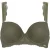 Livera Co Bra Tshirt Donna Micro Rib Army Khaki