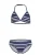 VIVID Bikini  navy / wit
