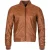 Heren retro varsity leren bomberjack-Pretoria