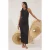 TRENDYOLMİLLA Dames Zwart Ajour Kort / Mini Mouwloos Strandkleding Bodycon Jurken