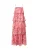 ONLY Jurk ‘ONLASTA’  oranje / fuchsia / wit