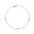 Vrouwenarmband met zirconia in 925 sterling zilver BIPU009