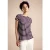 Street One Dames Gestreept T-shirt in Paars