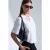 Dames Cropped Shirt Met Zak