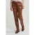 River Woods Brown Vegan Leather Pants