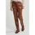 River Woods Brown Vegan Leather Pants