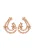 faina Oorbellen  rose-goud / sering