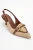 Osca Pump met Puntige Neus, Gesp en Slingback