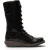 Fly London Vrouwen Zwarte Leren Veteraars Combat Ankle Boots – STER768