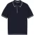 Ted Baker Dunow Marineblauwe Polo Met Pointelle-diamantmotief