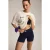 T-shirt met slim fit, ronde hals en print