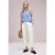 Street One Dames Broek met spijlpijpen in papertouch kwaliteit in Wit