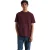 Farah Heren Logo Regular T-Shirt (Bourgondië)