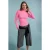 TRENDYOLMİLLA Dames Roze Effen Lang Getailleerd Blouses