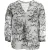 Diane Von Furstenberg Camden bloemenblouse van witte zijde