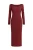 For You Moda Jurk  bordeaux