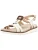 ARA Sandalen met riem  bruin / donkerbruin / wit