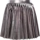 Looxs Revolution Meisjes plooi rok metallic mink