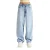 Dames Lage Taille Straight Jeans It’s Basic