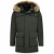 Enos Winterjas parka met grote echte bontkraag