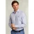 River Woods Custom Fit Checked Shirt Blue/white Blue