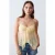 Kant strikvoorzijde mouwloze blouse