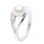 Ring Echte Cultiveerde Zoetwaterparel Knop 8-9 mm