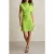 Reiss Short Woven Dress Green