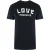 Love Moschino T-shirt Met Opvallend Logo In Zwart