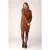Kim gebreide jurk in cognac