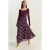 Hoge Taille Etnische Print Midi Rok