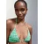 MANGO TEEN halter bikini all over print groen