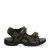 Braqeez Tom Trail leren sandalen olijfgroen