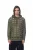 Uitgesneden Gebreide Hoodie Militair Groen
