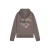 Ambique hoodie met backprint taupe