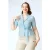 Topvintage Exclusive ~ Sabrina blouse in lichtblauw