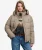 Premium Gewatteerde Jas Met Capuchon Brown