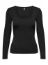 Only Female Shirts En Tops 15302647 Onlea L/s Deep Neck Top Jrs Noos
