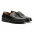 Ben Sherman Hester Leren Zwarte Mannelijke Instappers