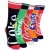Coca Cola – 5-Pack Unisex Kleurige Gestreepte Fun Novelty Merklogo Katoenen Sokken voor Mannen en Vrouwen – CM549