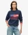 Superdry Vrouwen Americana Gebreide Trui met Ronde Hals Blauw