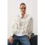 TRENDYOLMİLLA Dames Ecru Effen Lang Regular fit Overhemden