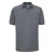 Russell Heren Ripple Collar & Manchet Poloshirt met korte mouwen (Konvooi Grijs)