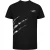 Korte Mouw Ronde Hals Scratch Logo T-shirt in Donkergrijs