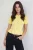 TRENDYOLMİLLA Dames Geel Effen Kort Getailleerd Blouses
