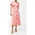 French Connection Cass Button Dress Persimmon Multi